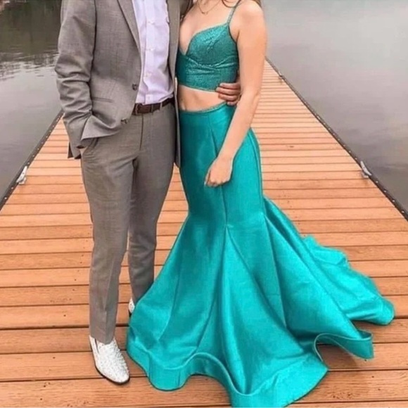 Sherri Hill Two Piece Prom Formal Dress